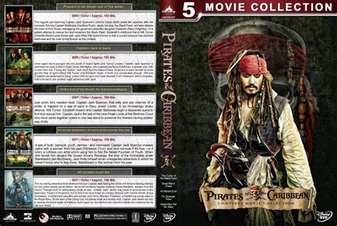 Jual Pirates Of The Caribbean Dvd Box Set Movie Collection Film Koleksi