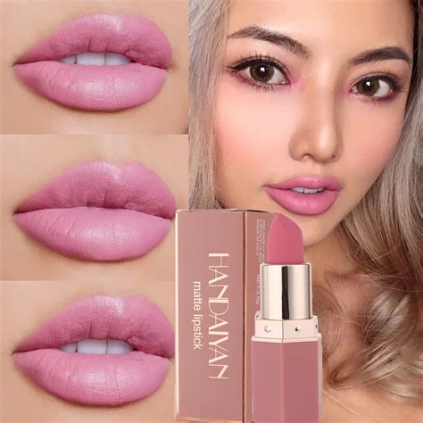 Nude Matte Lipsticks Colors Waterproof Long Lasting Lip Stick Not