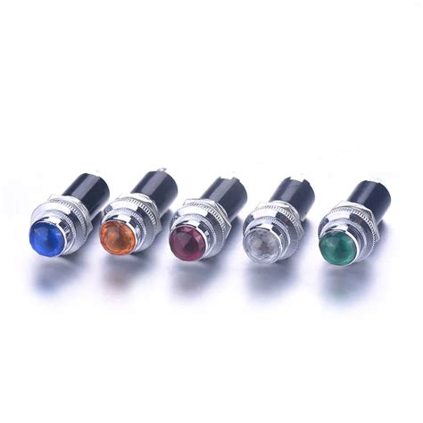 New 2pcsset Ac 220v 10w Neon Indicator Light Model Dh Series Pilot