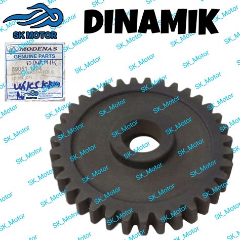 Modenas DINAMIK 120 Original Kick Starter Idle Gear 35T Gigi Start