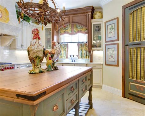 Green French Country Kitchen Houzz
