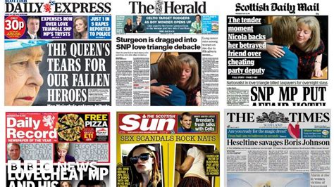 Scotland S Papers SNP Sex Claims And Women At Troon BBC News