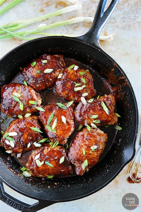 Cast Iron Teriyaki Chicken Thighs Taste And Tell