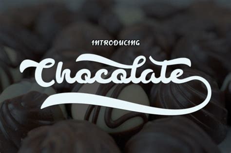 Chocolate Font - fontforlife.com