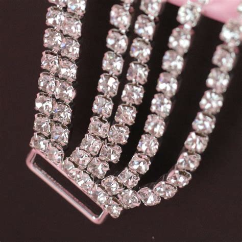 Set Of Rhinestone Bottom Connectors Bikini Connectors Vicky Ross Fit