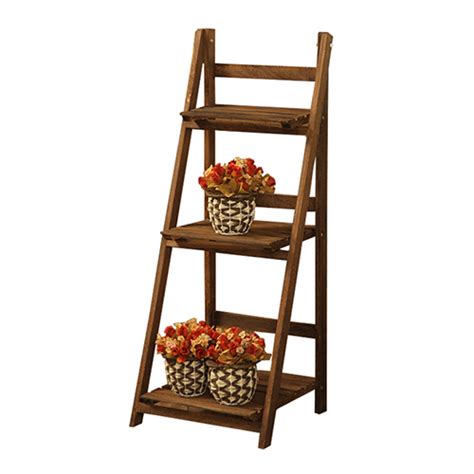 Купить Подставка для цветов Античный деревянный цветок стенд лестница ...