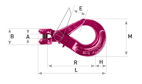 Clevis Self Locking Hook Grade English