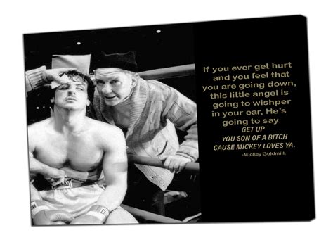 Rocky Mickey Goldmill Motivational Qoute Print on Framed - Etsy