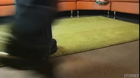 Sexy Brunette Banged On Orange Sofa Penny Flame