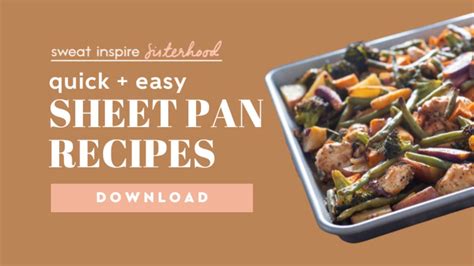 10/27/23 Sheet Pan Recipes