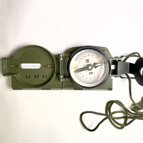 Cammenga Model 3h Tritium Lensatic Compass Olive Drab Us Military With Pouch 850016773005 Ebay