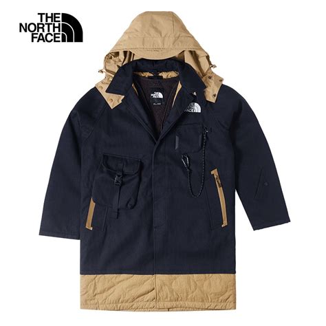 The North Face 北面 Ue男款藍色防潑水保暖多口袋連帽三合一外套83q1rg1 Pchome 24h購物