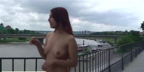 Perfect Redhead Czech Cute Walks Naked In Public Park Tnaflix