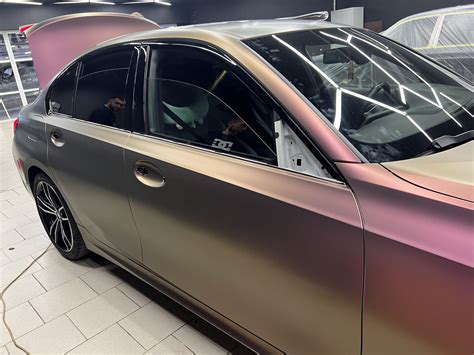 Оклейка виниловой плёнкой хамелеон авто для Димасблог — BGTWorkshop на ...