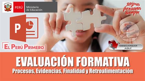 Evaluaci N Formativa Cneb Conozca Sobre Los Procesos Las Evidencias