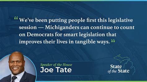 Speaker Tate on Whitmer’s State of the State Address - housedems.com