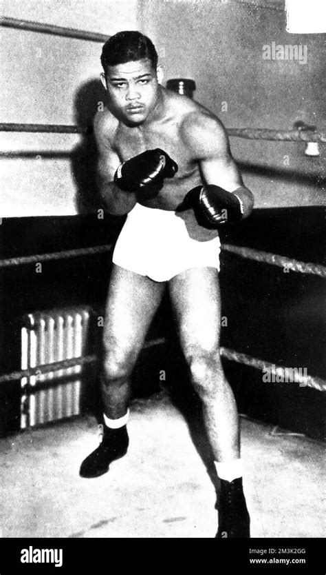 Joe Louis 1914 1981 American Heavyweight Boxer Pictured In 1936