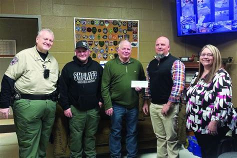 Donation Presented Stigler News­ Sentinel