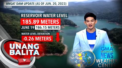 Water Level Sa Angat Dam Lalo Pang Bumaba Weather Update Today As Of