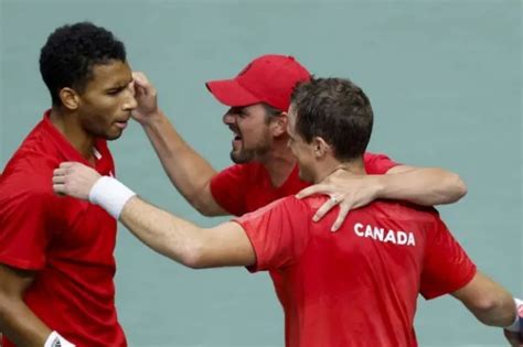 Rivard Auger Aliassime Shines In Davis Cup Leadership Role Tennis Canada