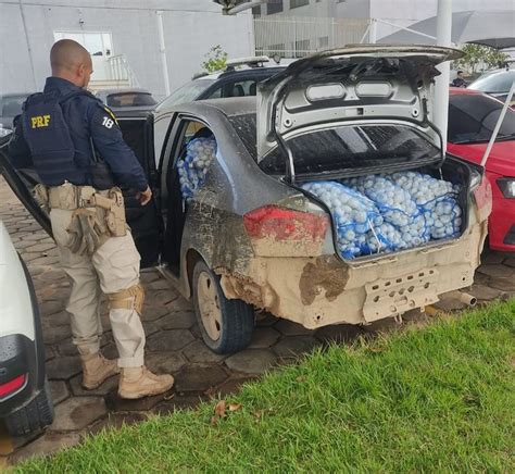 PRF Em Roraima Apreende Mais De Uma Tonelada De Alho Na BR 401