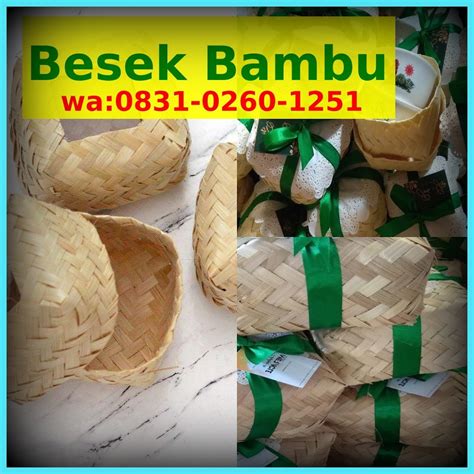 0831 0260 1251 Wa Grosir Besek Bambu Murah Kotak Makanan Yang