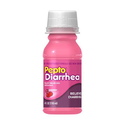 Pepto Bismol Anti Diarrhea And Upset Stomach Reliever Liquid Cherry