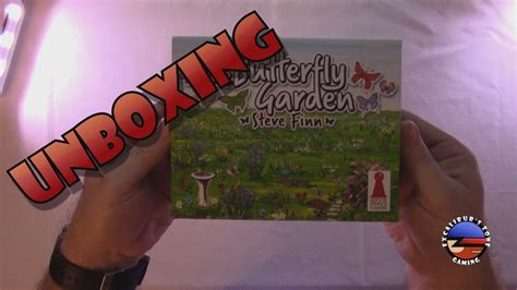 Unboxing The Butterfly Garden By Dr Finn S Games Kickstarter Youtube