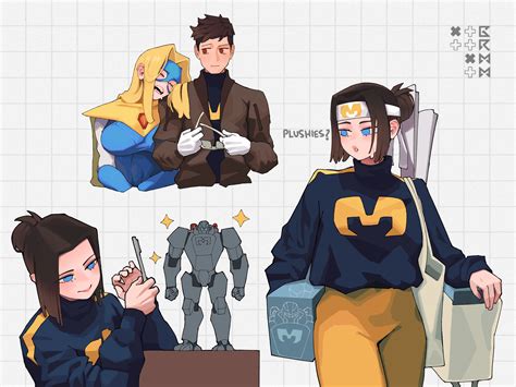 Robert Robertson Blonde Blazer And Mandy Dispatch Drawn By Grmm