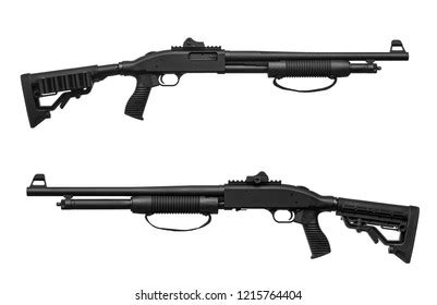 Shotgun Isolated On White Background Stock Photo 1215764404 | Shutterstock