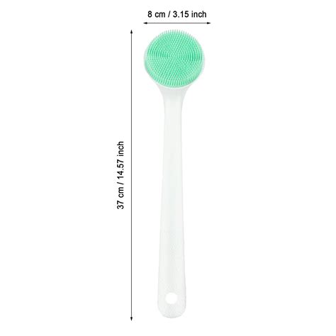 Household Long Handle Silicone Bath Brush Scrub Purpose Bath Brush