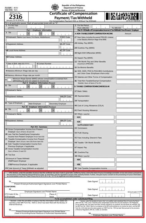 Ultimate Guide On How To Fill Out BIR Form 2316 FullSuite