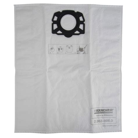 Мешки тканевые для пылесоса Karcher WD 4/5/6 30 л, 4 шт. - купить с ...