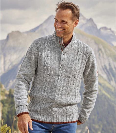 Pull Camionneur Col Boutonné Wild Exploring | Atlas For Men