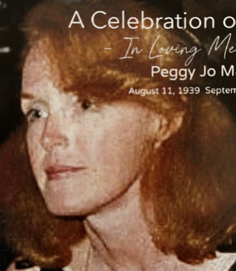 Peggy Jo Fleener Obituary: Service Details and Tributes 36