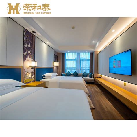 Foshan Factory Customized Hotel Furniture Mountain Villa Bedroom Set