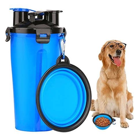 Securepup Dog Water And Food Container With Collapsible Bowl For Travel