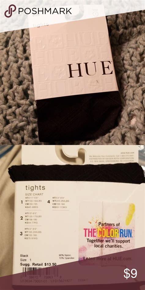 Black Tights Hue Size 1 | Stylish and Comfortable