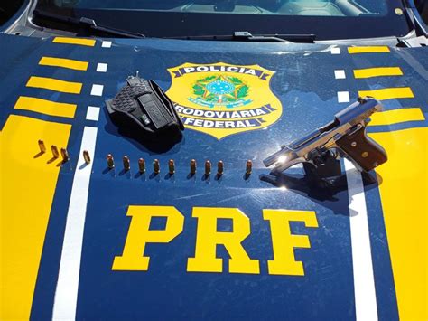 PRF Prende Homem Na BR 080 Por Porte Ilegal De Arma E Posse De