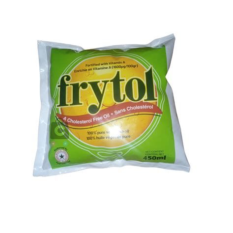 Frytol Pure Vegetable Oil Sachet 450ml Chopbox