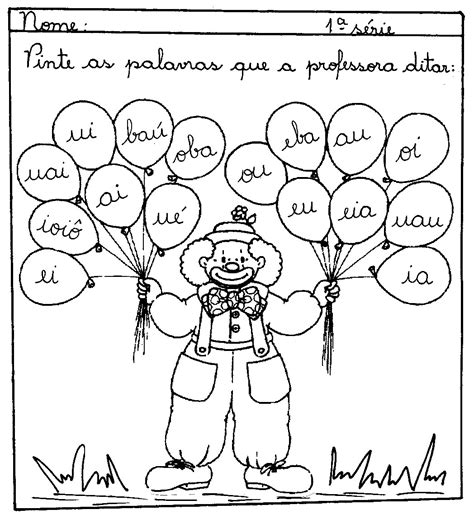 Encontros Vocalicos Educaçao Infantil