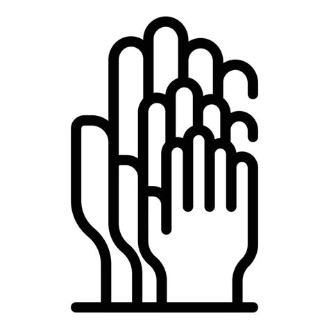 Keep Hand Grow Icon Outline Vector Mind Health 15101319 Vector Art At