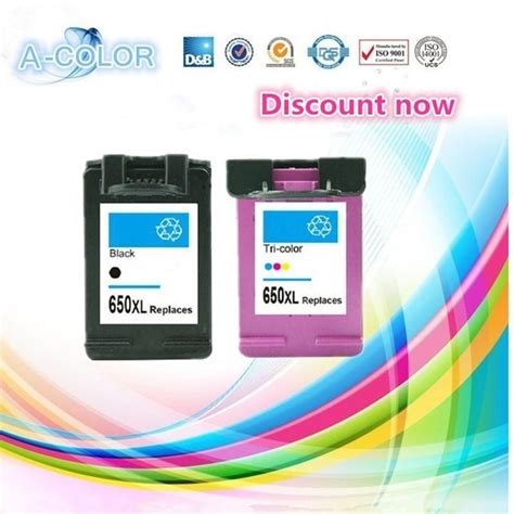 [Visit to Buy] 2 Piece for HP 650 Cartridge For HP 650 650XL ink ...