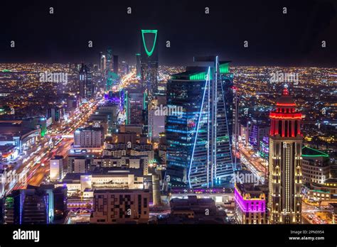 Riyadh Skyline At Night
