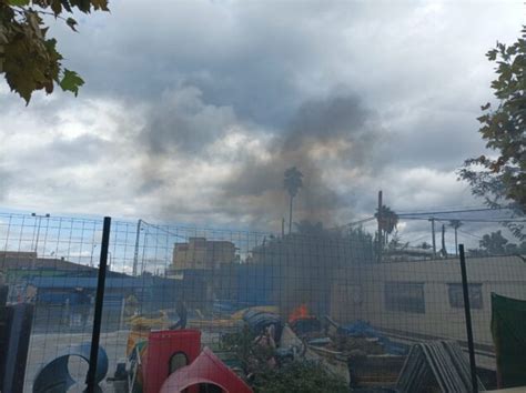 Se Produce Un Incendio En La Feria De Les Marines