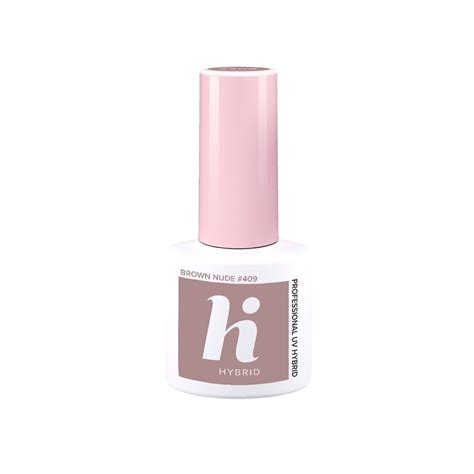 Hibridinis nagų lakas Hi Hybrid Brown Nude ml kaina pigu lt
