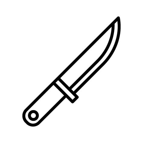 Cuchillo Icono Vector Dise O Modelo Sencillo Y Moderno Vector