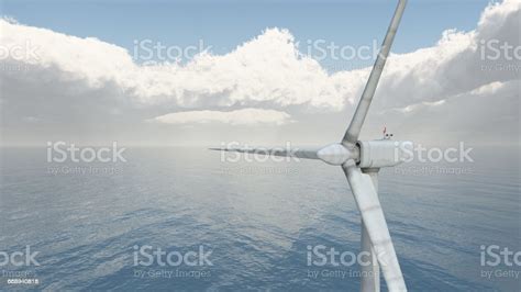 Offshorewindkraftanlage Stock Vektor Art Und Mehr Bilder Von Offshore Windpark Offshore