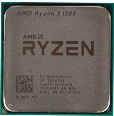 Процессор AMD Ryzen 3 1200, AM4, BOX [yd1200bbafbox](плохая упаковка ...