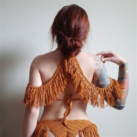 Fringe Bikini Etsy